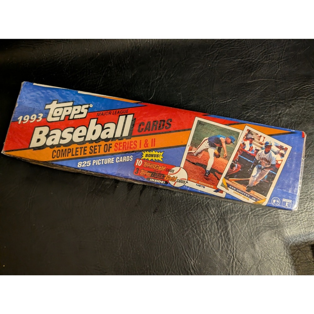 1993 Topps Baseball Complete Set Series 1 & 2 Factory Sealed 825 Cards Gold